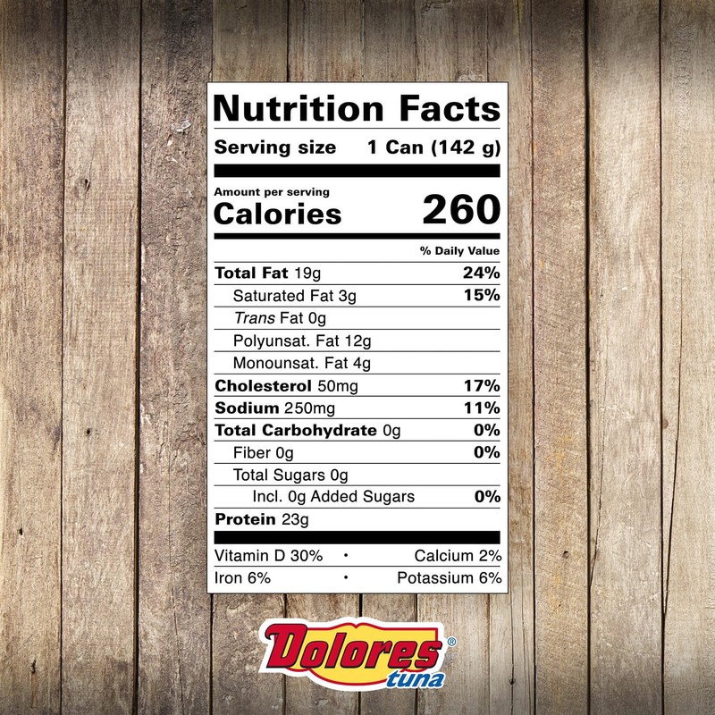 Dolores Tuna Chunk Light Yellowfin Tuna in Vegetable Oil,5 Ounce