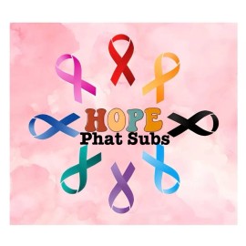 Unbranded 20oz Sublimation Tumbler Wrap Hope Ribbons Ready To Press Heat Transfer