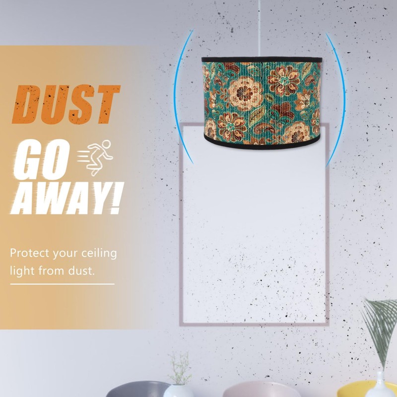 ABOOFAN Lamp Shade Flower Pattern Chandelier Lamp Cover Light for