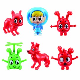 Morphle Multi Figure Pack, preschool scaled figures, imaginative play, moonbug, gift for 2-5 year old , Red