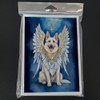 Caroline's Treasures White German Shepherd My Angel Greeting Cards Pack