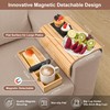 Joy&Grace Sofa Armrest Tray - 3 in 1 Magnetic Detachable