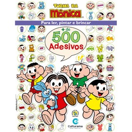 500 stickers Turma da Mônica