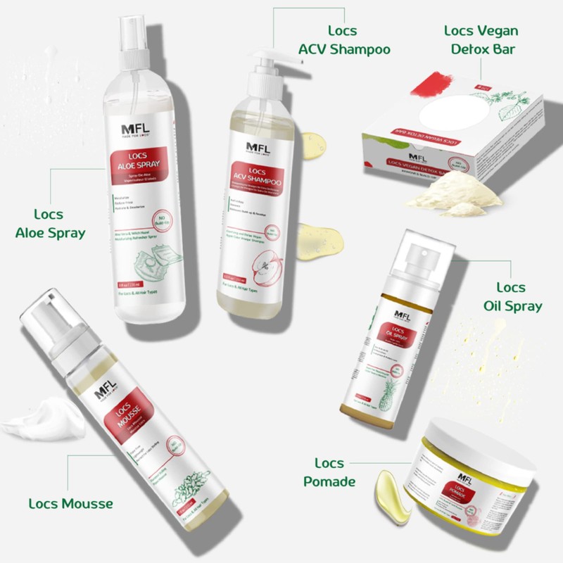 Locs Styling Flaxseed Mousse | Build-Up Free with No White