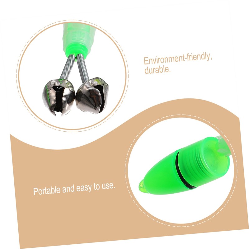 OHPHCALL Fishing Bell Indicator 40pcs Bells for Fishing Rod Bait