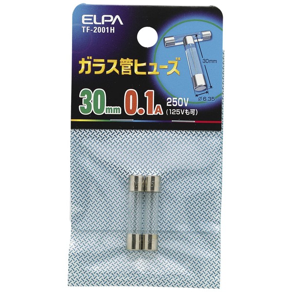 Elpa Glass Tube Fuse 30 mm V 0.1 A TF – 2001H