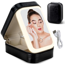 Travel Case with LED mirror