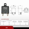 Nilight 120A Starter Relay 4 Pin Split Relays Switch 12V