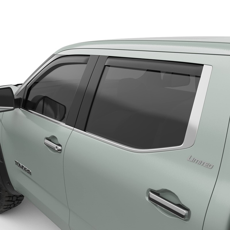 EGR 575405 in Channel Window Visors, Front and Rear Window