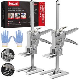 Kolvoii Labor Saving Arm Jack, 2 Pack Stainless Steel Construction Jack, Versatile and Easy to Use Hand Lifting Jack Tool Improved Quality Lifting Device