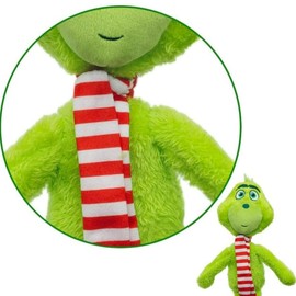 SENTOYA Plush Toy Grinch Christmas Dog Plush Doll Stuffed Toy Throw Pillow Stuffed Toy Gifts for Children Girls Boys (5 Pieces/Set)