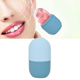 2 Rodillos Faciales de Hielo para Hinchazón con Resistencia a la Temperatura, Mejora la Condición de la Piel, Herramienta de Belleza Versátil, Masaje de Rodillo Frío de Ojos