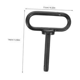 SHINEOFI 2pcs Lawn Mower Hitch Pin with Clip Locking Mechanism Durable Reusable Trailer Hitch Pin for Lawn Mowers Tractors and Tow Behind Attachments