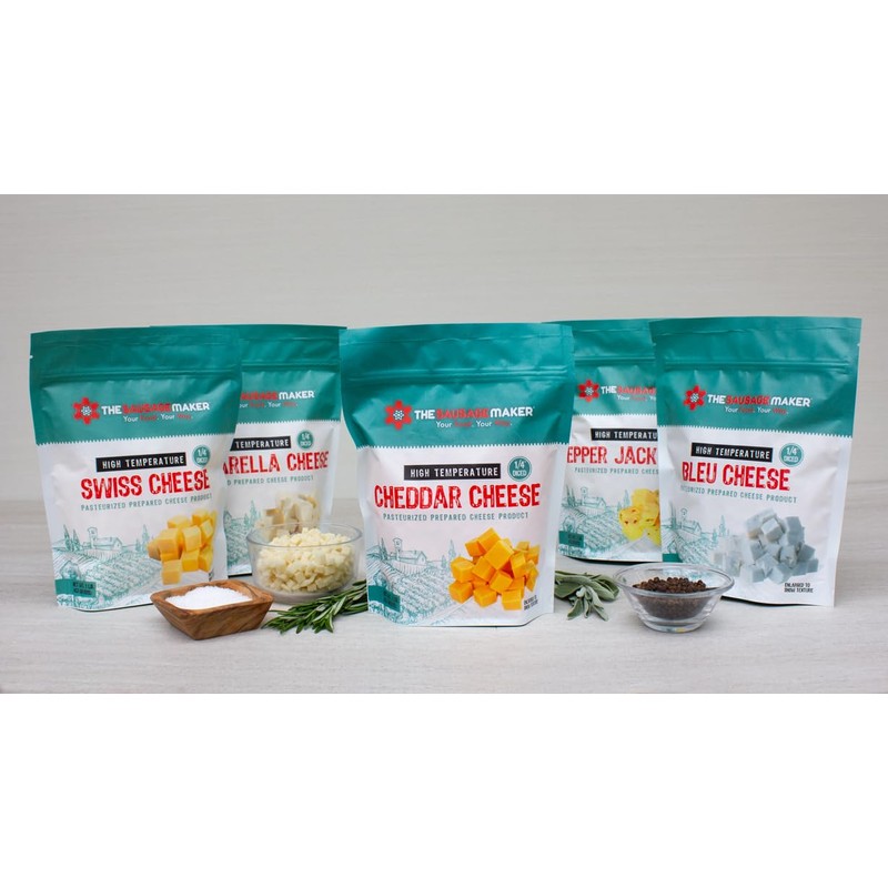 High Temperature Cheese Assortment Pack - 5, 1 pound Packs