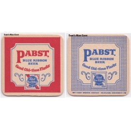 Pabst Blue Ribbon Good Old Time Flavor Beer Coaster