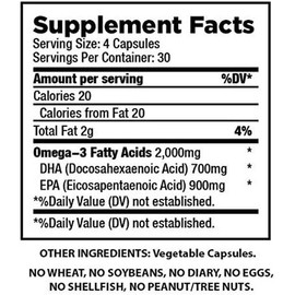 The Berry Best Omega 3 120 tablets vegan seaweed extract / 더 베리 베스트 오메가3 120정 비건 해조류 추출