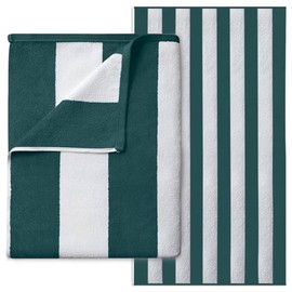 Microfiber Beach Towel Extra Large - Super Absorbent, Sand Free Beach Towels For Adults (100x200 cm) - Beach Towel 1 Piece - Quick Dry Beach, Swimming Towel, Pool Towel, Gym - Green