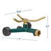 Orbit 58257N Lawn and Garden 3-Arm Metal Sprinkler with Wheel