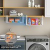 AmonHouseware 2Pack Under Shelf Basket Organizer,Adjustable Hanging Holder Storage for