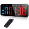 Large Sports Timer, Interval Timer with Remote Control, Clock Function,
