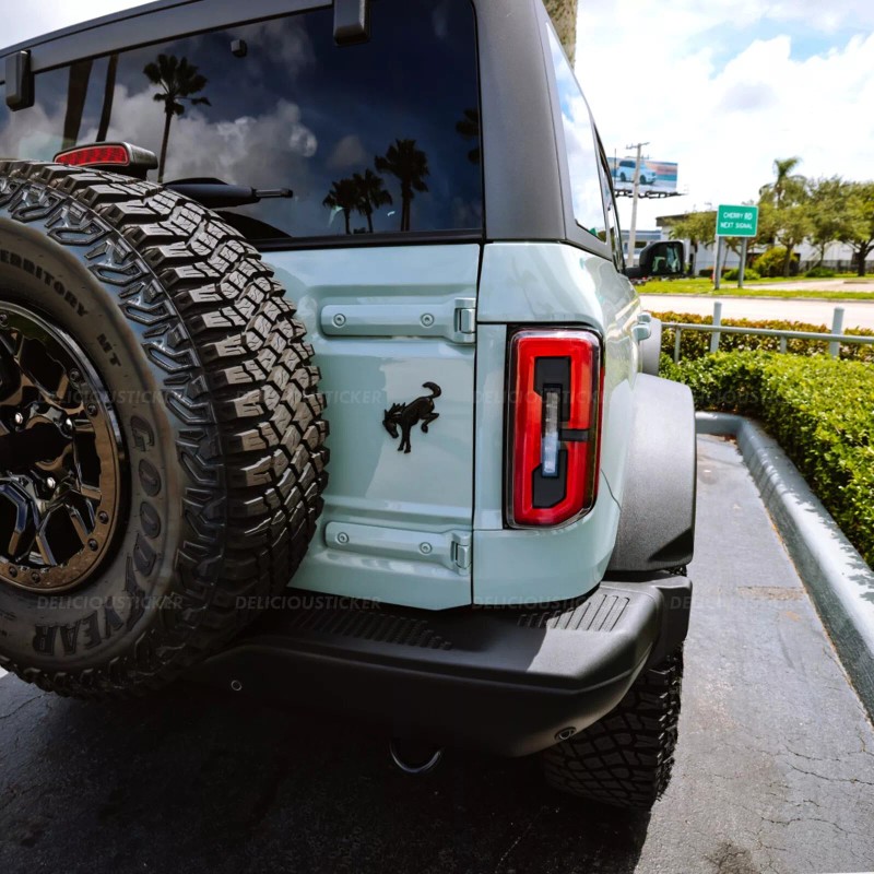 Deliciousticker For 21-25 Ford Bronco Tail Light Rear Side Marker