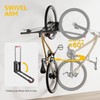 monTEK Swivel Bike Wall Mount, No Heavy Lifting Required Bike