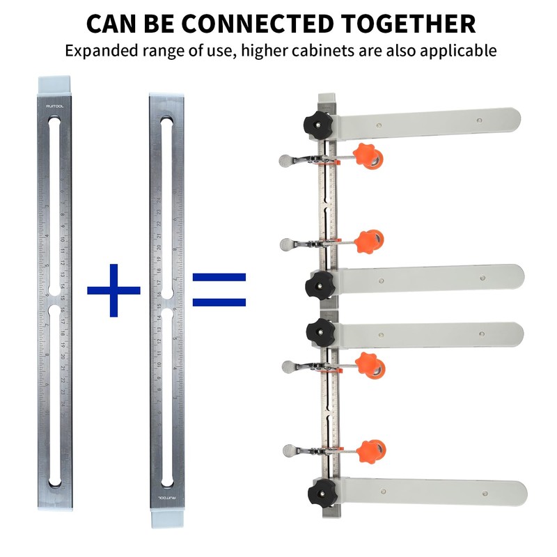 RUITOOL Drawer Slide Jig with Toggle Clamp & Magnetic Arm