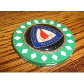 Golf Design CAMP FIRE GIRLS 3D Epoxy Diamond design Poker Chip Golf Ball Marker Card Guard G