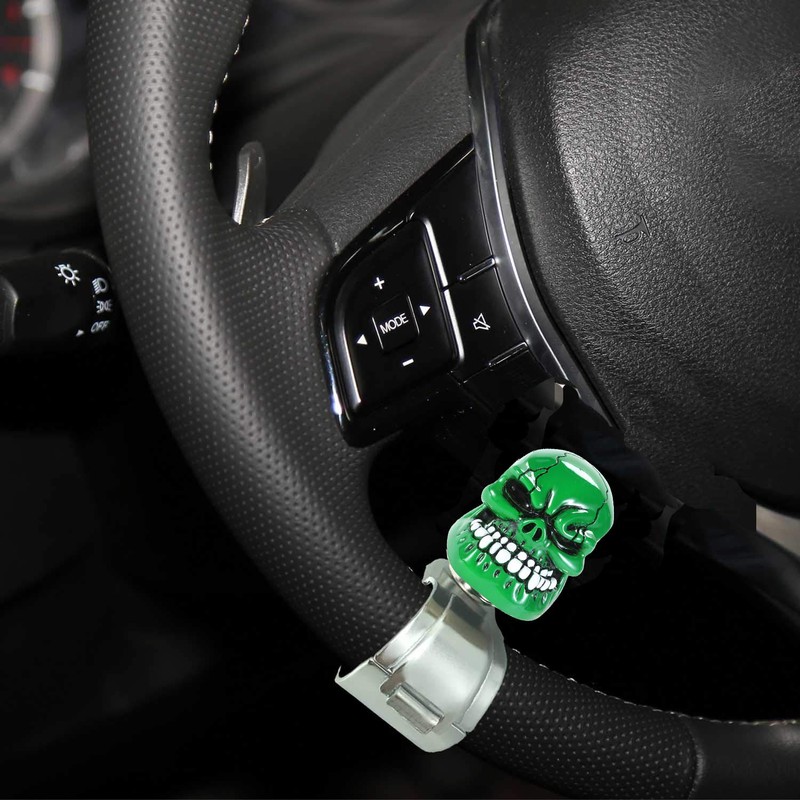 Bashineng Skull Steering Wheel Spinner Knob Turning Driving Suicide Power