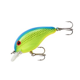 BANDIT LURES Crankbait Series 100 200 & 300 Bass Fishing Lures, Chartreuse Blue Back, Series 100 (Dives to 5') (BDT136)