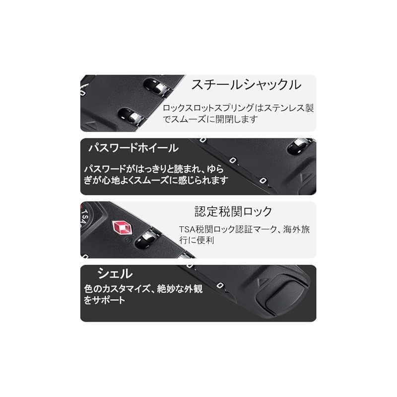 Jie Du TSA Lock Key Travel Lock Suitcase Luggage Security