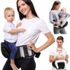SNOOZYNEST Baby Hip Seat Carrier, Adjustable Waistband with 3D Abdominal