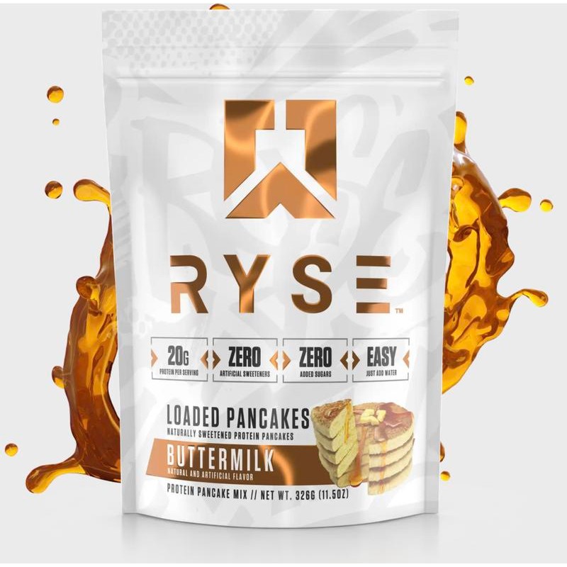 Ryse Supplements Loaded Pancakes - Protein Pancakes - Flavor: Banana