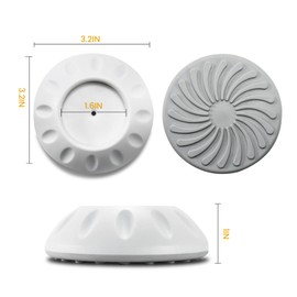 Dovely 4 Pack Baby Gate Wall Protector,Pressure Mounted Gates Work on Stairs,Protect Walls & Doorways from Pet & Dog Gate