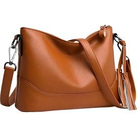 [エンプティオ] ショルダー バッグ フェミニン 斜めがけ きれいめ かわいい かばん 肩掛け オシャレ レディース レザー 2way カジュアル 普段使い 可愛い 旅行 コンパクト ポケット 韓国 大人 ストリート レトロ 社会人 プレゼント 上品 綺麗め カジュアルバッグ 小さい ミニ アクティブ 散歩 クラシック デート 綺麗 フォーマル シンプル 収納 入学式 アウトドア (ブラウン)