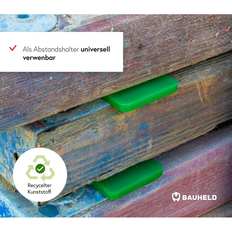 BAUHELD® Universal Underlay Plates 60 x 40 x 20 mm