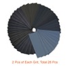 28 Pcs 120 to 3000 Grit Wet Dry Sandpaper Assortment