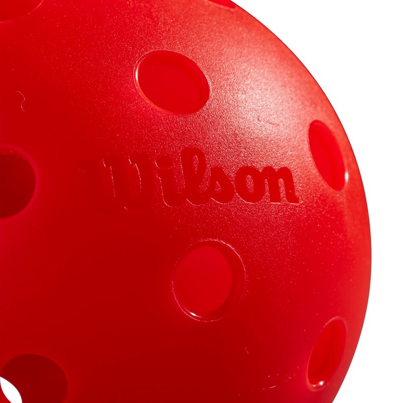 Wilson TRU 32 Pro Pickleballs - 2 Pack, Red