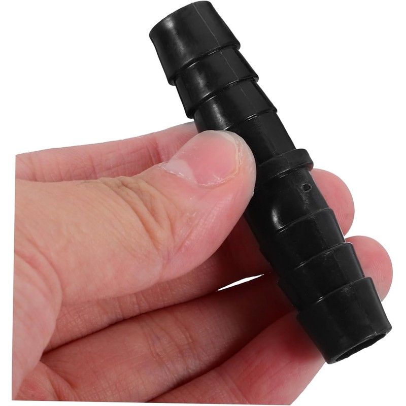 10Pcs Hose Barb Adapter Connectors 12mm Barb Fittings for Garden