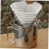 SHINEOFI 1set Portable Coffee Dripper Compact Folding Coffee Funnel for