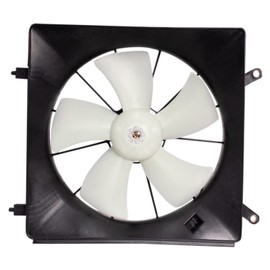TRQ Radiator Cooling Fan Assembly Compatible with 2002-2006 Honda CR-V 2003-2011 Element HO3115116