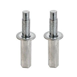 newlifeapp 9-1158 (Pack of 2) Premium Quality BI-FOLD Door TOP Pivot Steel Base.