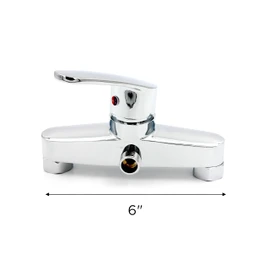 GROOMER ESSENTIALS Lever Faucet for Grooming Tubs with 6" Center Mounts – Compatible Walk-in Tubs, Ideal for Dog Nail Trimmers, Kitchen Essentials, and Kitchen Gadgets
