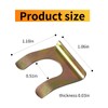 1 Pack 15 Pcs Brake Line Clips U-Shaped Metal Brake
