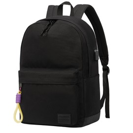 SUPACOOL Casual Laptop Backpack for Men and Women, Backpack for College, USB Charging Port, Lightweight Pack Back