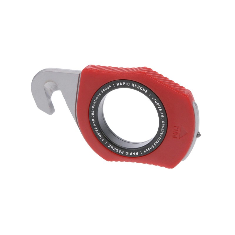 SOG Rapid Rescue Multi-Tool | Stainless Steel Seatbelt Cutter, GRN