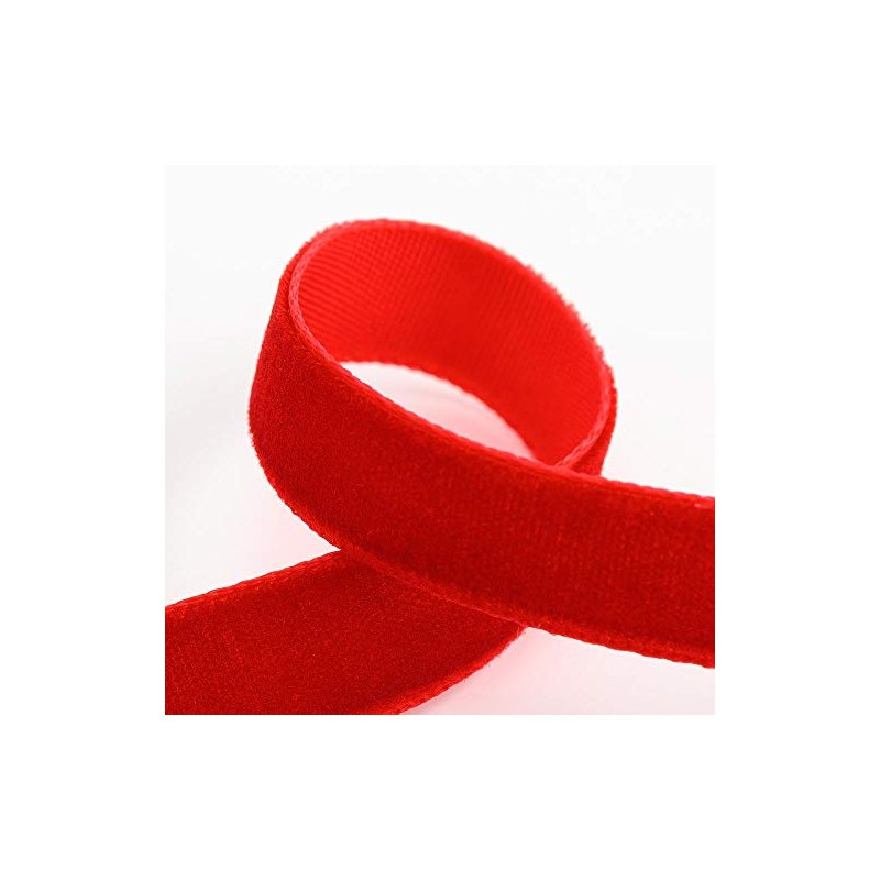 Velvet Ribbon 9mm x 10 Metres - Red