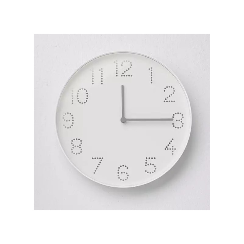 Ikea Wall Clock Tromma White 9 3/4" Analog clock Modern