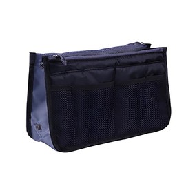 Bag Insert Organiser Handbag Women - Durable Nylon Travel Makeup Purse Wallet Pouch Organiser for Handbag and Purse - Compact and Space-Saving Design