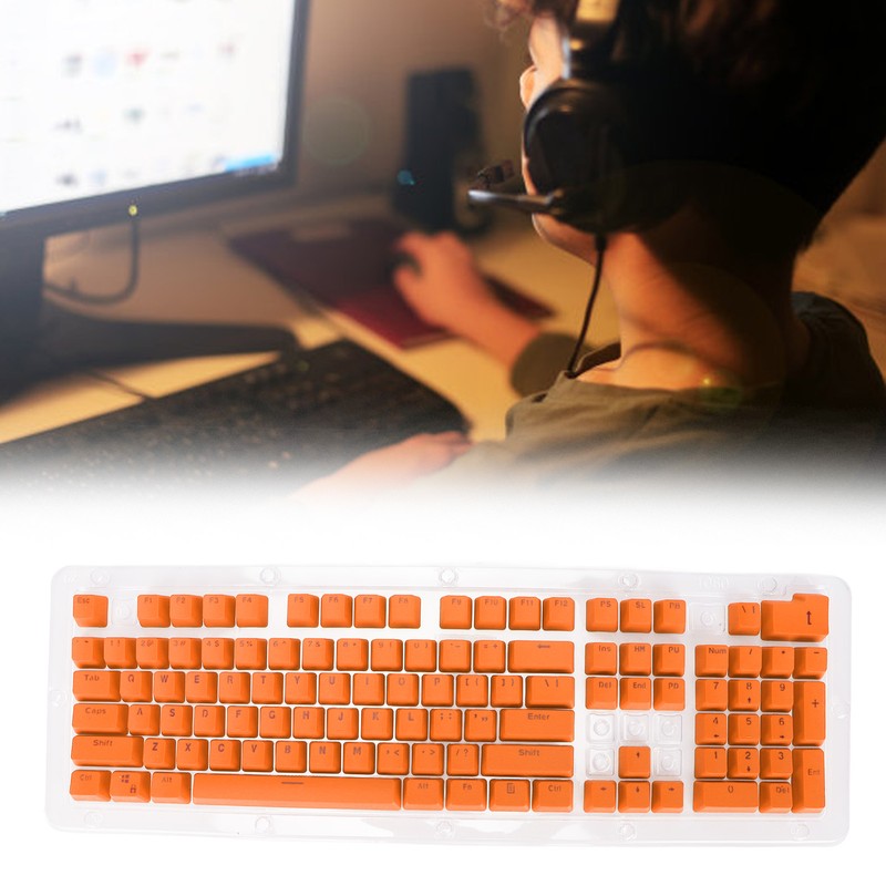 PBT Keycaps 106 Keys 2 Color Injection Molding OEM Height